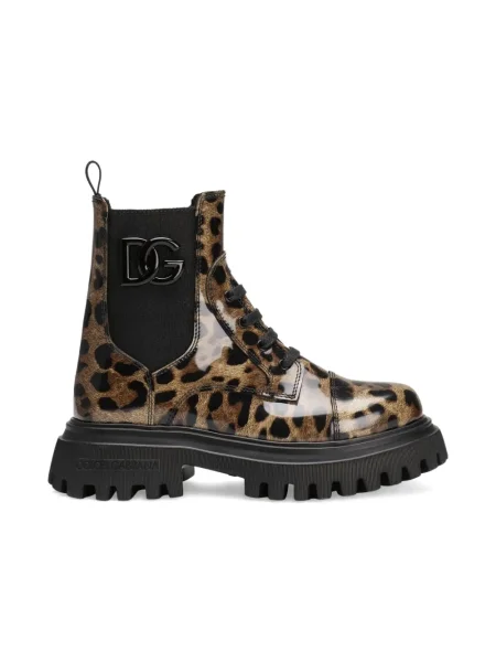 Botki dziecięce Dolce And Gabbana brązowe