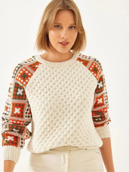 Bianco Lucci Pulóver Pullover elefántcsont