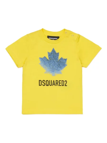 Koszulka dziecięca Dsquared2 żółta