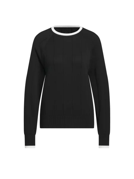 ADIDAS PERFORMANCE Sportski pulover crna bijela