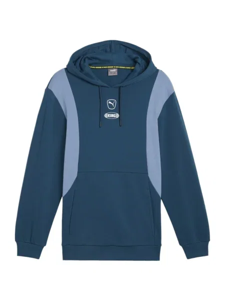 PUMA Športna majica mornarska / dimno modra bela