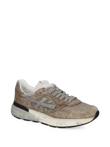 Sneakerși Premiata din piele de căprioară maro