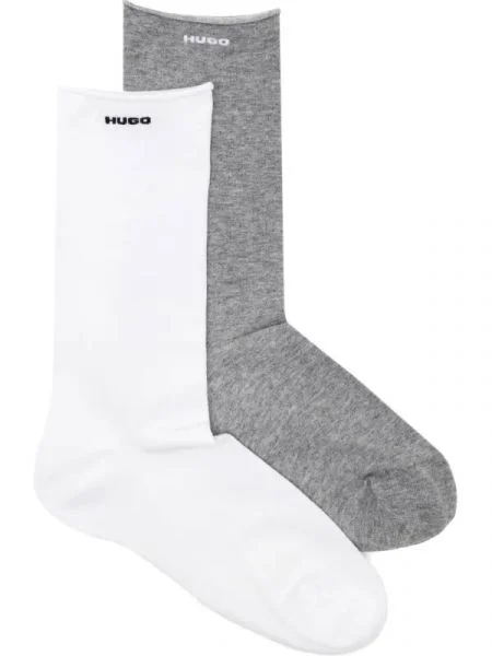 Hugo Bodywear Șosete 2P RS UNI CC W alb