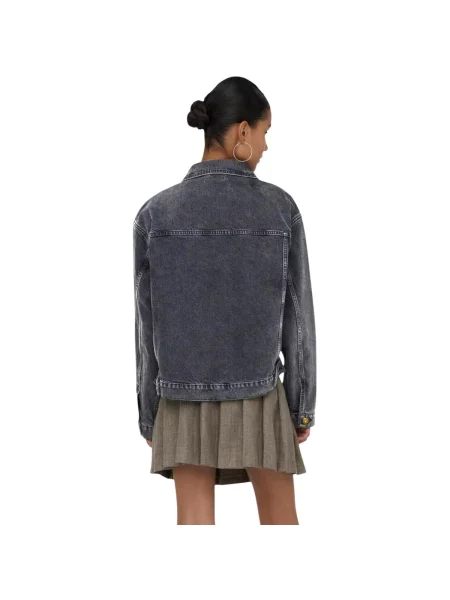 ONLY Prechodná bunda ONLHARPER denim čierny