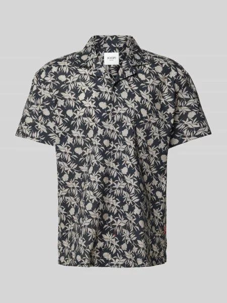 Koszula casualowa o kroju regular fit z rękawem o dł. model ‘Hanes’ Joop! Jeans czarna