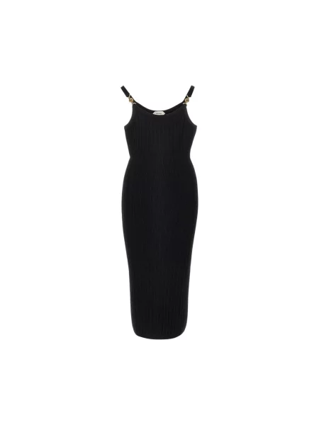 Sukienka midi Versace czarna