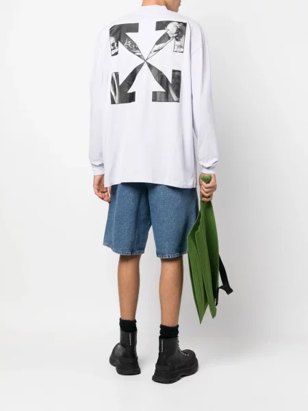 Marškinėliai Off-white balta