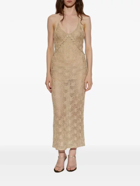 Rochie midi Loveshackfancy tricotate