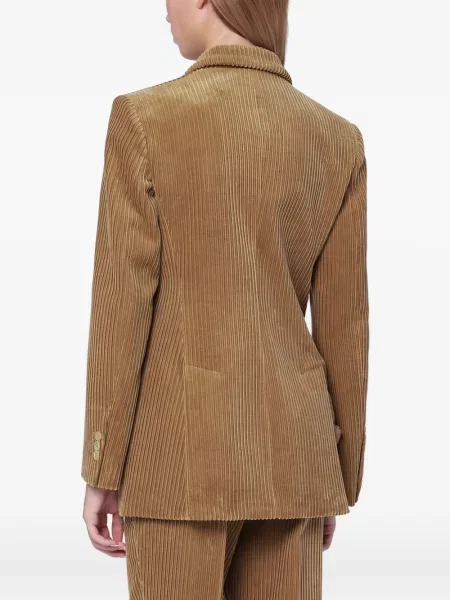 Marynarka Parosh sztruksowa dwurzędowa brązowa