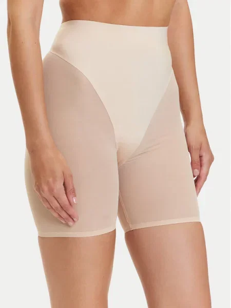 Legginsy kolarki z dodatkiem streczu model ‘CYCLIST’ Boss beżowe