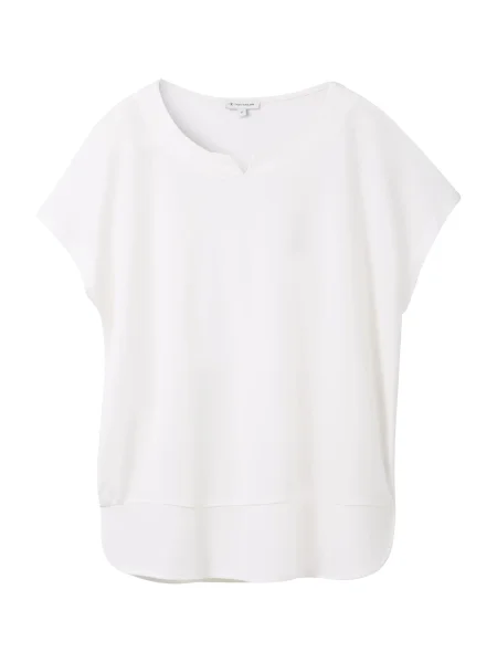 TOM TAILOR Tricou alb