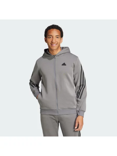 Bluza z kapturem Future Icons Full Zip szara