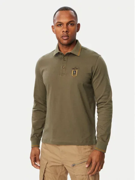 Aeronautica Militare Tricou polo Kaki
