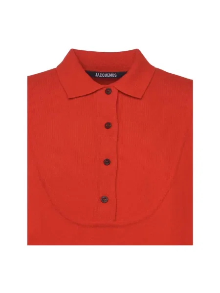 Sweter Jacquemus z kaszmiru czerwony