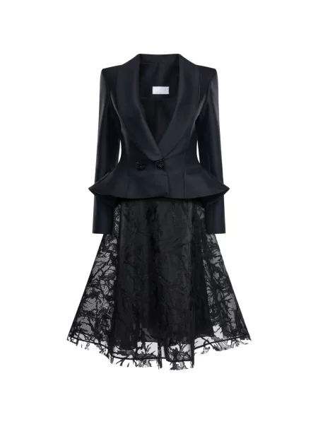 Rochie Araftu din dantelă negru