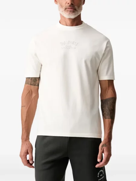 Tricou Karl Lagerfeld cu decolteu rotund cu autograf