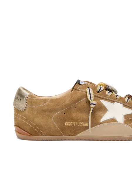 Sneakers Golden Goose σουέντ χρυσό