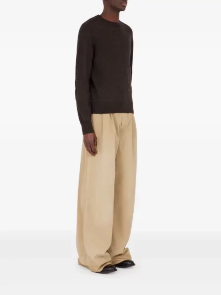 Pulover Maison Margiela de lână maro