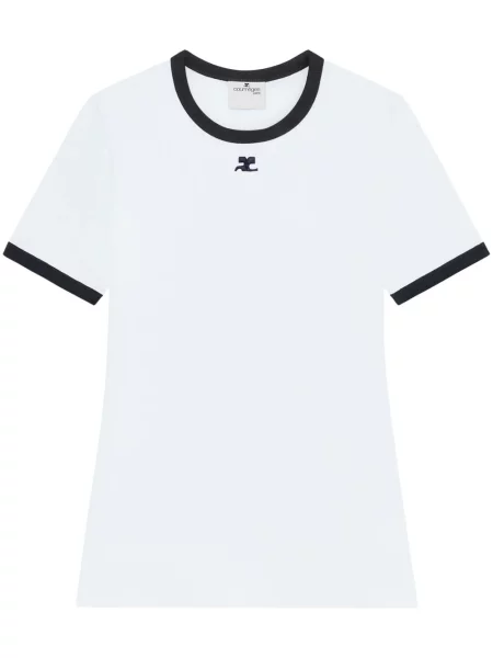 Tricou Courreges alb