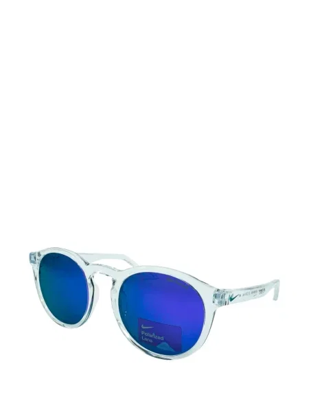 Ochelari de soare Nike de catifea cu autograf retro alb