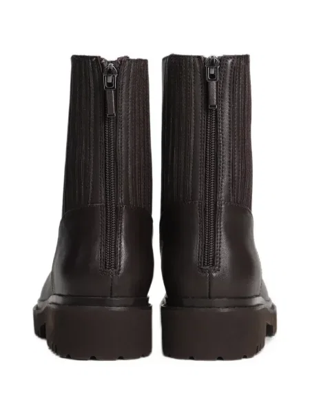 Botine chelsea Lola Cruz din piele maro