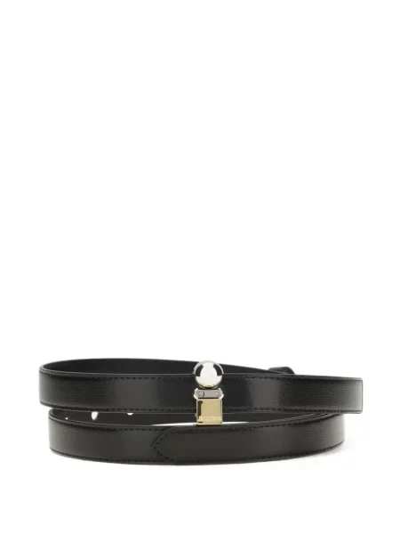 Cu centură curea Jacquemus negru