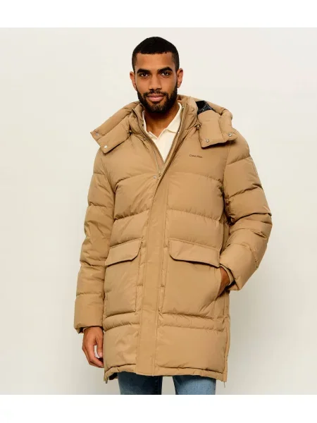 Calvin Klein De puf palton bej