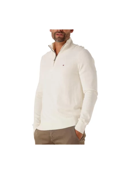 Sweter Tommy Hilfiger z kaszmiru beżowy