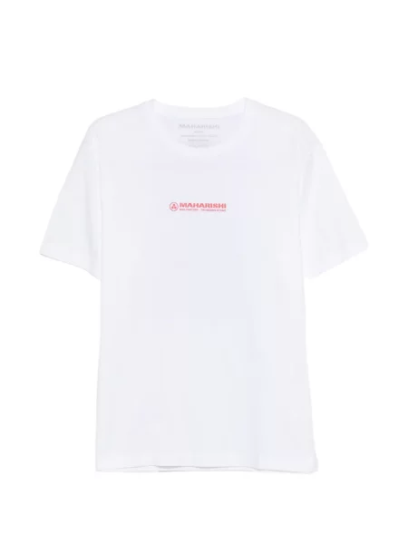 Tricou Maharishi cu imagine alb