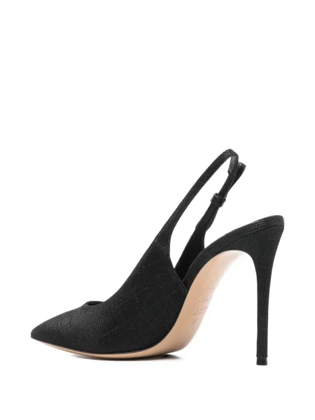 Pantofi cu toc Casadei slingback negru