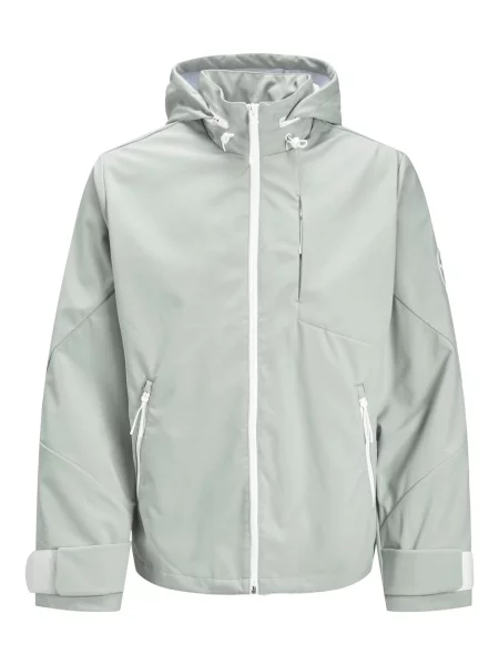 JACK & JONES Prehodna jakna Flit pastelno zelena bela