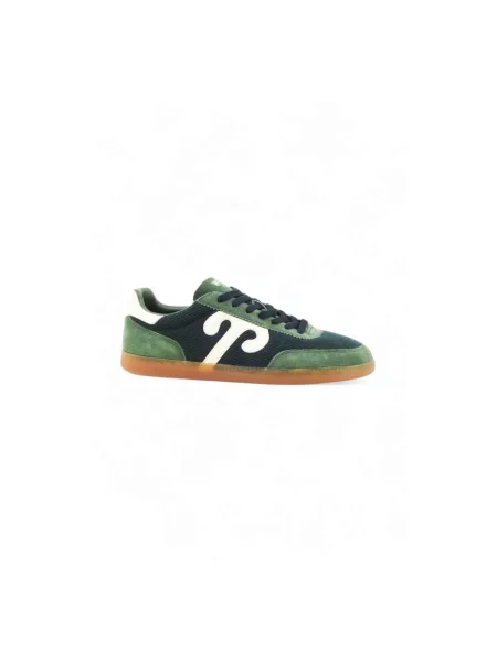 Sneakersy Wushu Ruyi skórzane zielone