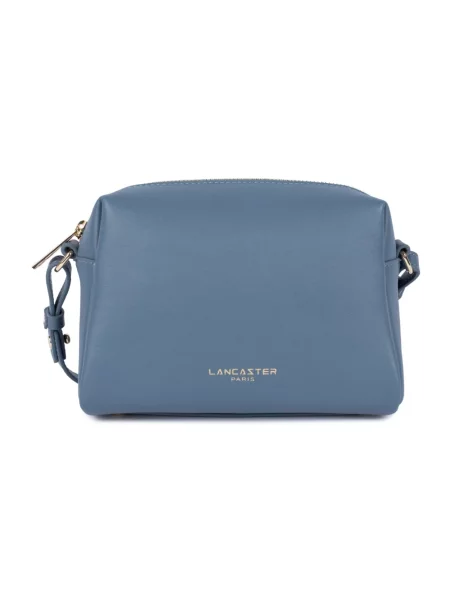 Torebka crossbody Lancaster skórzana niebieska
