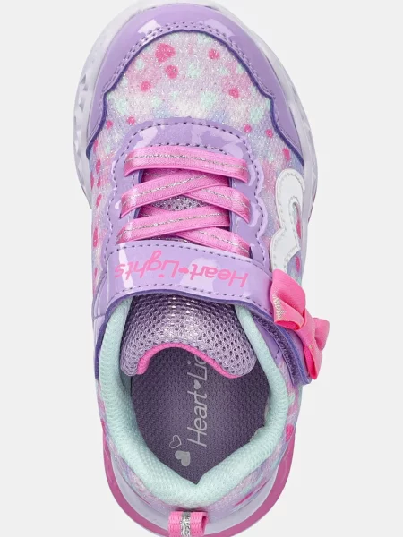 Skechers gyerek sportcipő FLUTTER HEART LIGHTS lila