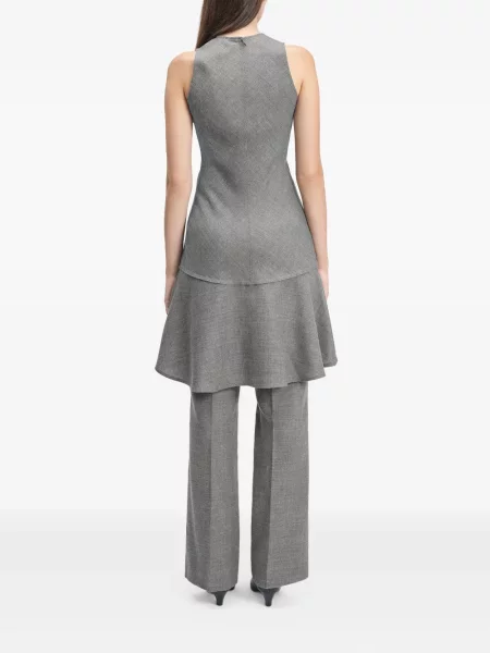 Rochie mini Bite Studios fără mâneci de costum gri