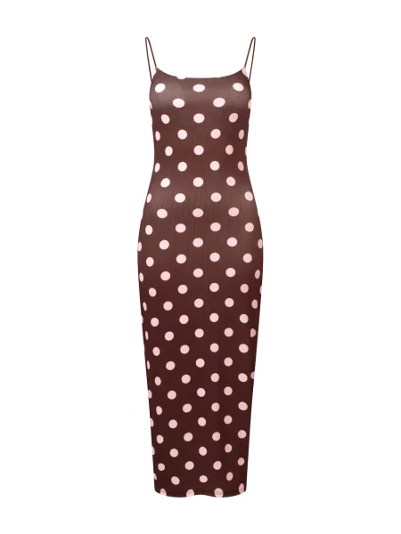 Rochie maro / pastel roz