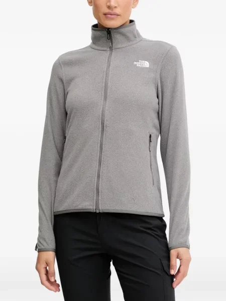 Hanorac cu fermoar The North Face gri