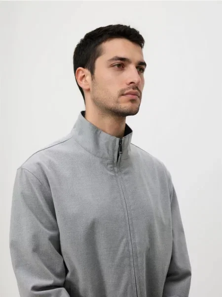 Reserved Піджак зі стійкою світло-сірий сірий