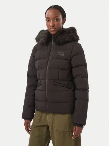 Tommy Jeans Kurtka puchowa czarny