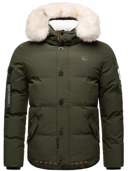 STONE HARBOUR Geacă de iarnă Halvaar oliv