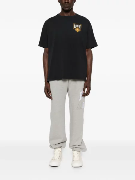 Tricou Rhude cu imagine negru