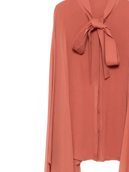 Cămașă Elie Saab de mătase roz
