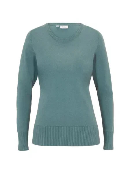 Cienki sweter zielony