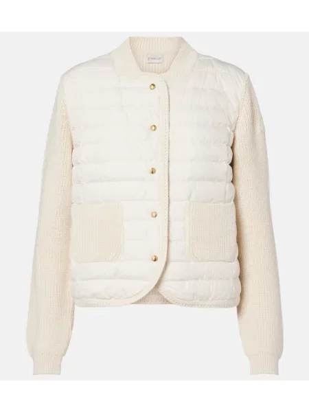 Cardigan Moncler alb