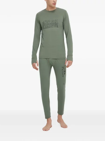 Leggings Picture cu imagine verde