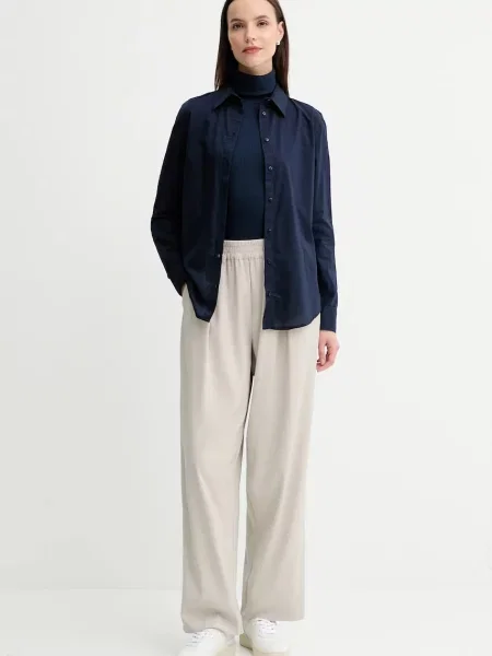 Сорочка United Colors of Benetton regular класичний комір синій