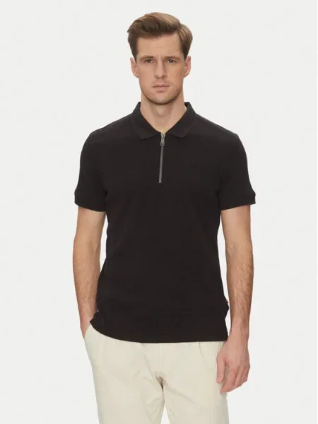 JOOP! Jeans Tricou polo 15 Modern Fit negru