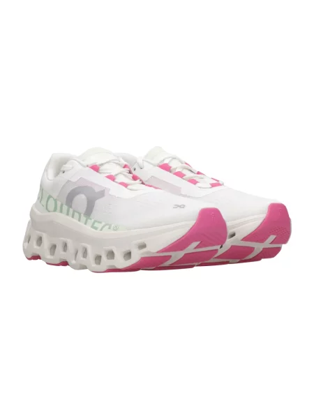 Buty do biegania On Running do biegania z siateczki białe