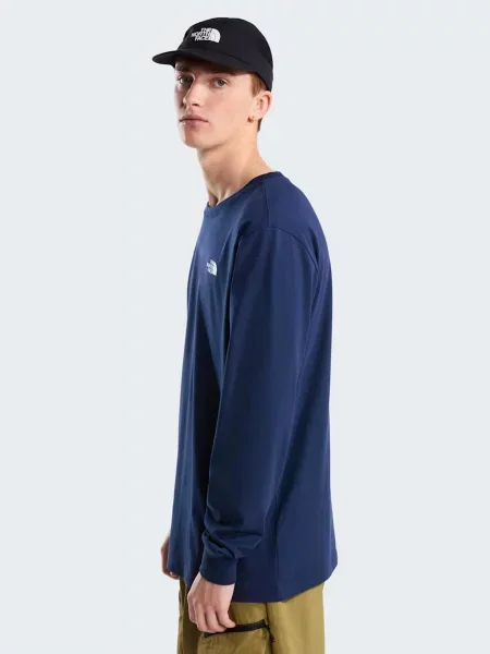 Лонгслив The North Face синий