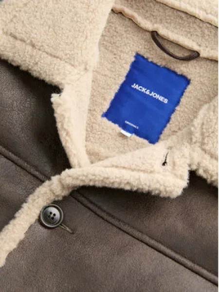 Jack&Jones Műbőr dzseki Cambridge barna